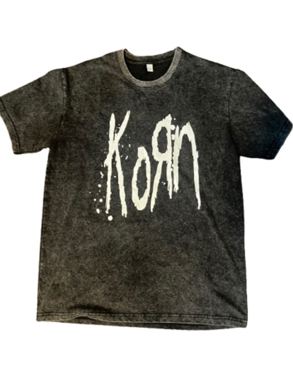 Korn Band Tee in washed black
Size large - Picture 1 of 4